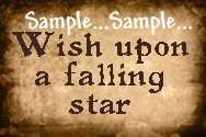 T51 - Wish upon a falling star Sign 2